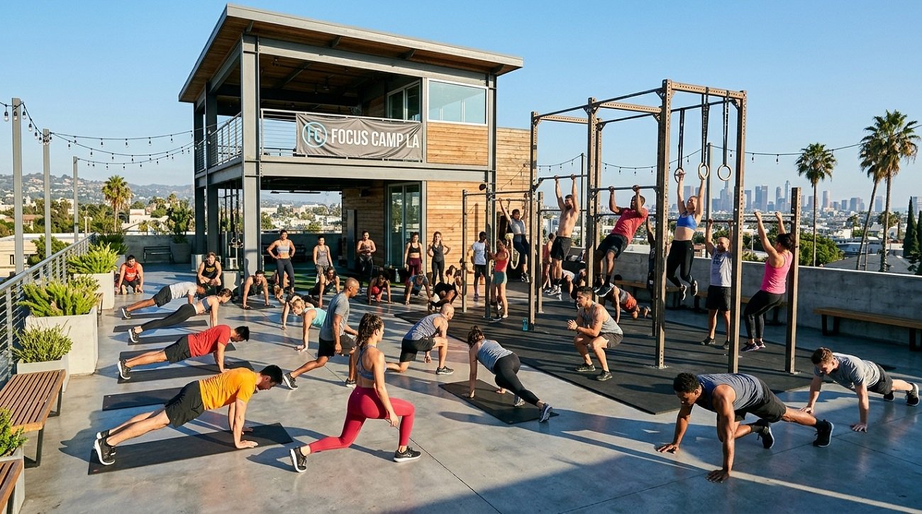 How Our Los Angeles Group Fitness Focus Camp Builds Strength, Endurance, and Community 1 focus camp