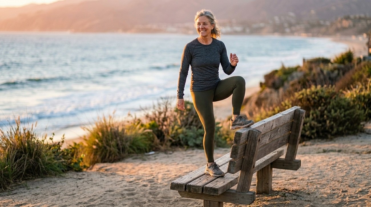 The 30-Minute Outdoor Workout Plan for Adults With Knee or Hip Pain in Los Angeles 1 how to start exercising again after 50